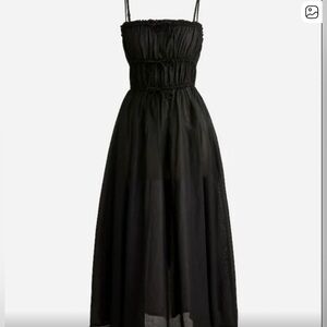 J.Crew Tie-Front Voile Beach Cover Up Dress